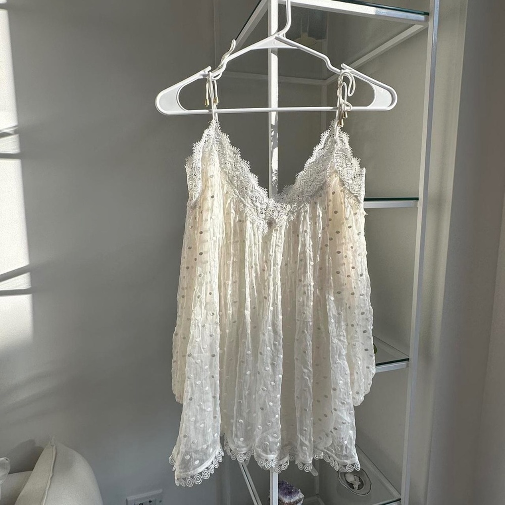 ZIMMERMANN SILK OFF SHOULDER TOP